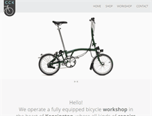 Tablet Screenshot of cyclecarekensington.co.uk